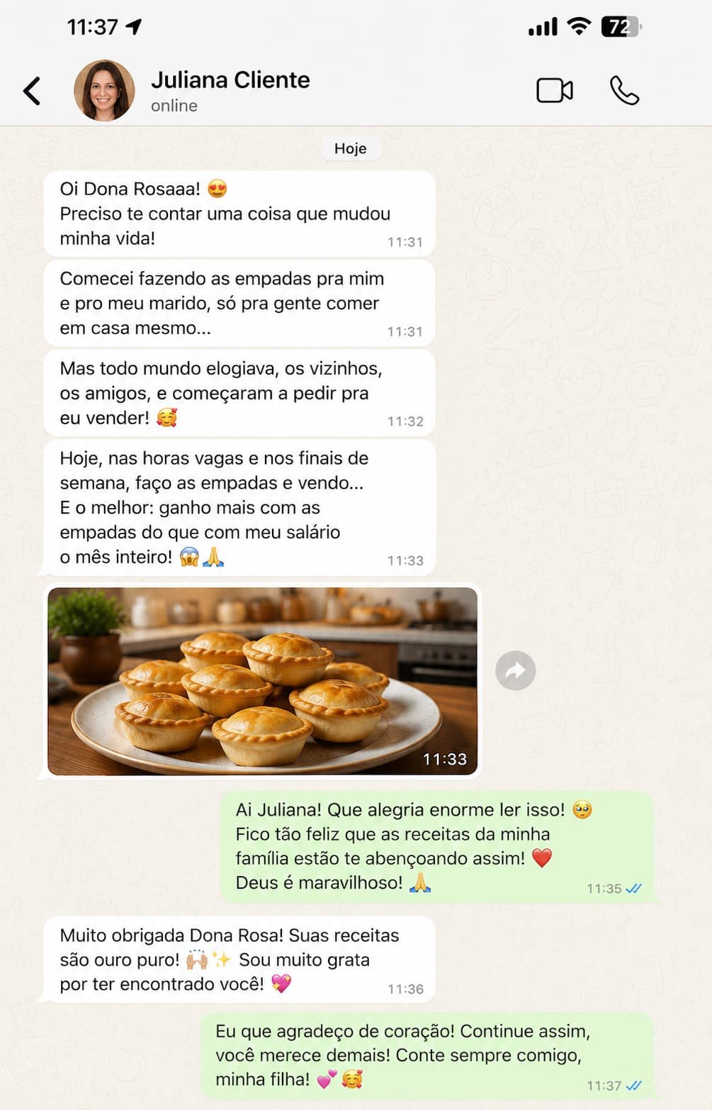 Depoimento cliente 1